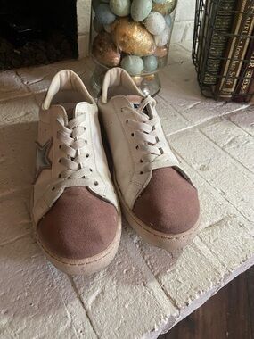 Vintage Havana dusty rose toe with silver star